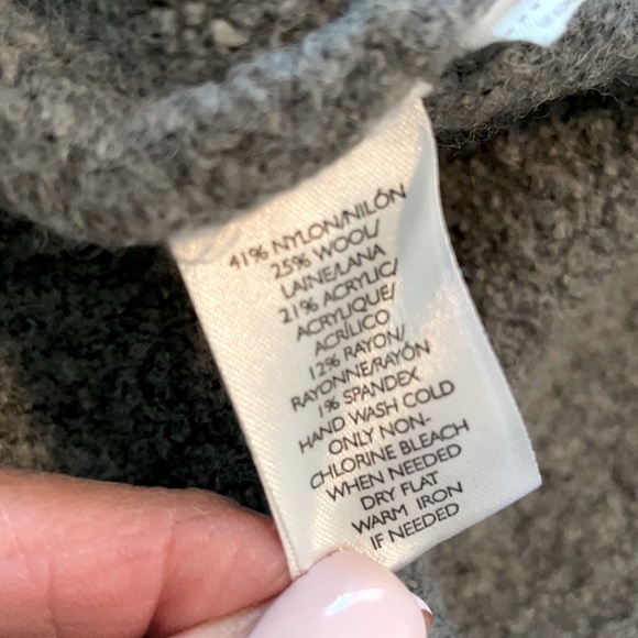 LOFT Gray Sweater Jacket - Picture 6 of 9